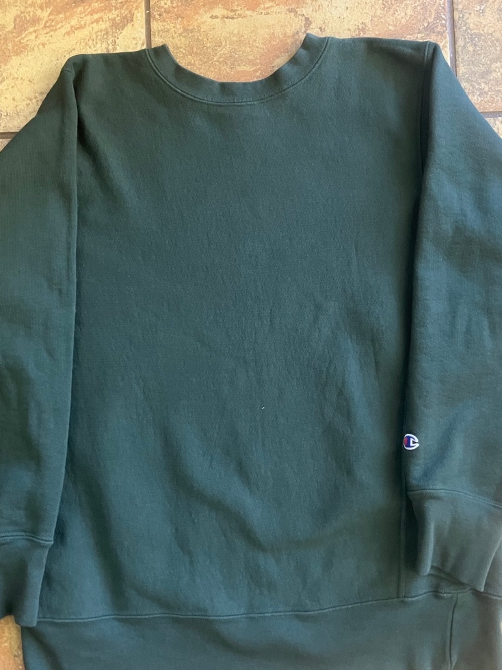 Vintage Champion Reverse Weave Crewneck Sweatshirt USA Forest Green Men’s Large